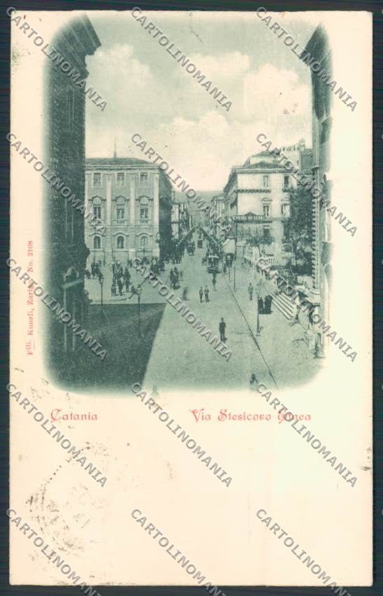 Catania Città cartolina MV6648 – fronte
