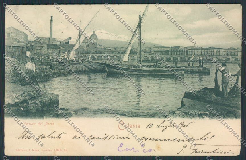 Catania Città cartolina MV6661 – fronte