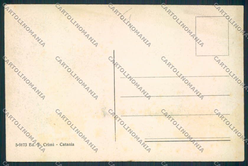 Catania Città cartolina MV6662 – retro
