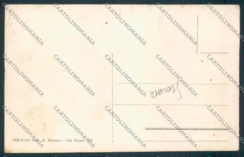 Catania Città SCOLLATA cartolina MV6664 – retro