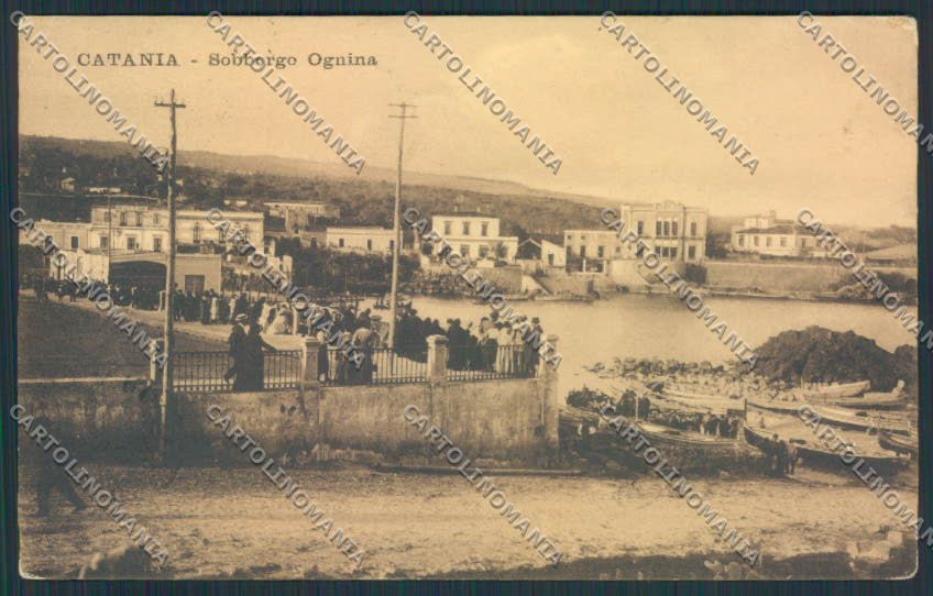 Catania Città Sobborgo Ognina cartolina MV6670 – fronte