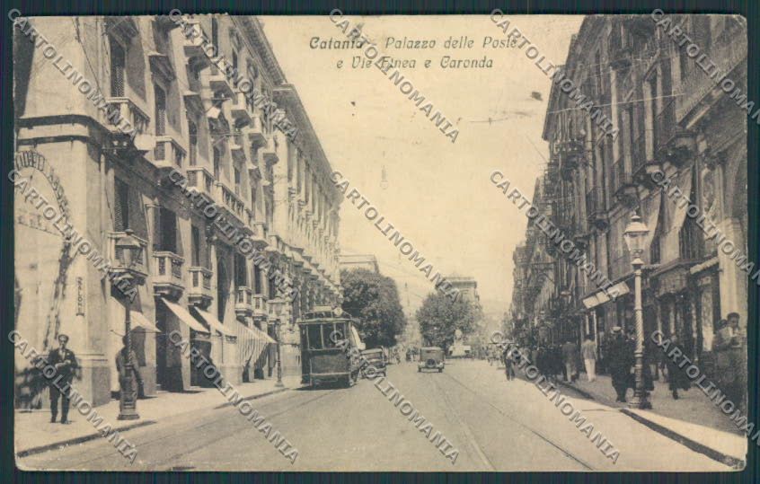 Catania Città Tram Poste cartolina MV6672 – fronte