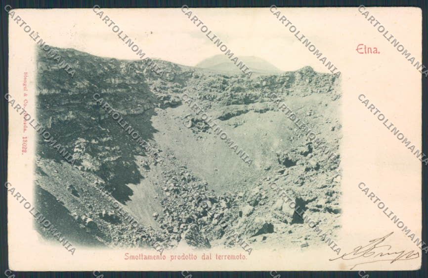 Catania Etna Vulcano cartolina MV6720 – fronte