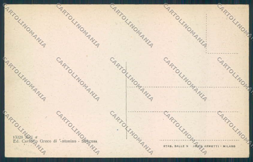 Catania Etna Vulcano cartolina MV6721 – retro