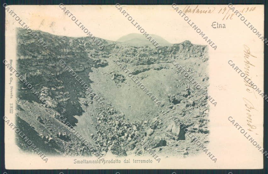 Catania Etna Vulcano cartolina MV6723 – fronte