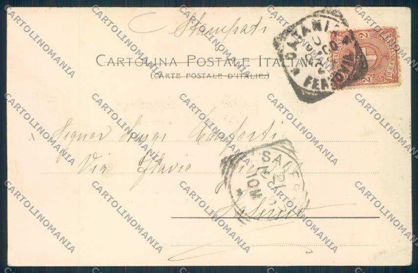 Catania Etna Vulcano cartolina MV6723 – retro