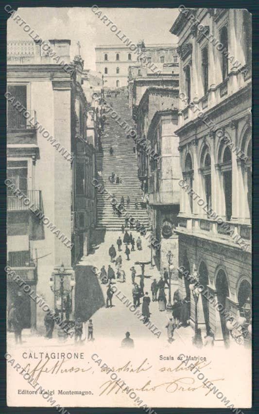 Catania Caltagirone ABRASA cartolina MV6740 – fronte