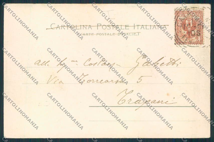 Catania Etna Vulcano cartolina MV6747 – retro