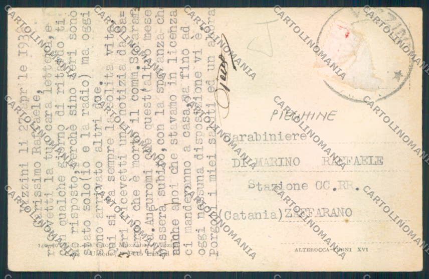 Catania Vizzini cartolina MV6761 – retro