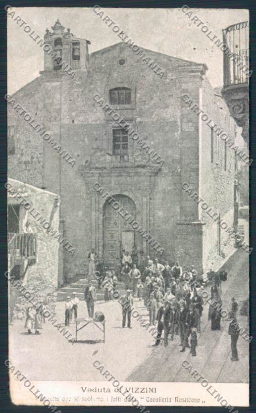 Catania Vizzini RIFILATA cartolina MV6764 – fronte