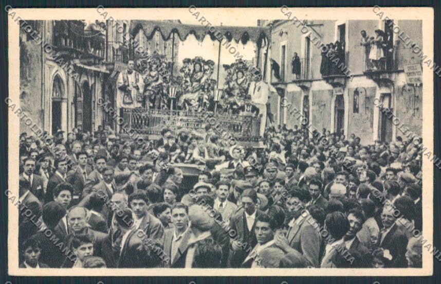 Catania Trecastagni Processione cartolina MV6768 – fronte
