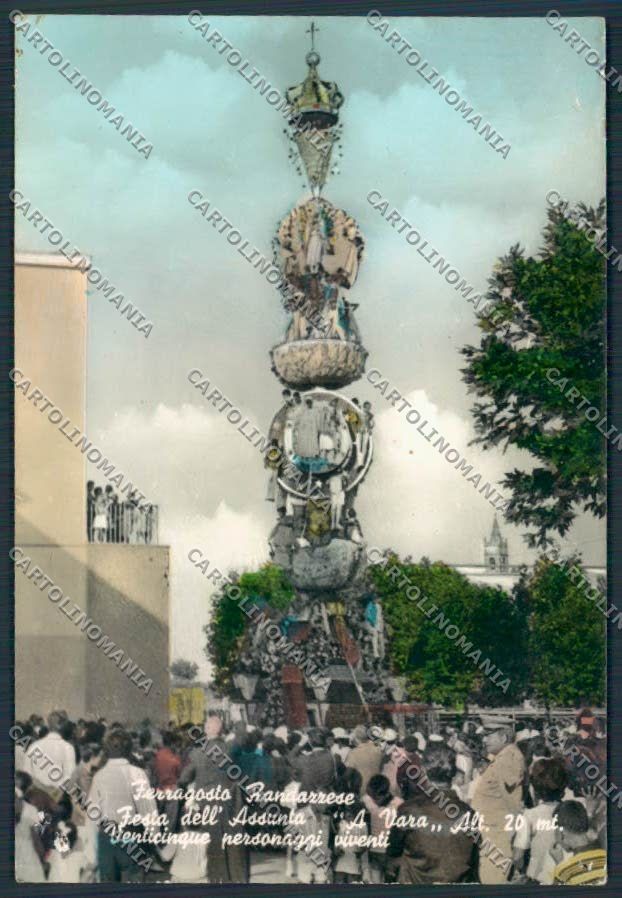 Catania Randazzo Processione FORI Foto FG cartolina MV6782 – fronte