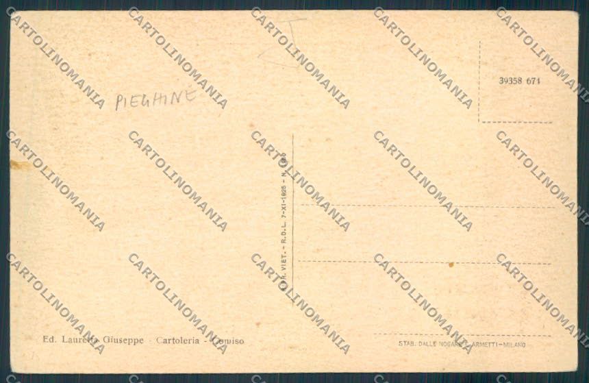 Ragusa Comiso PIEGHINE cartolina MV6826 – retro