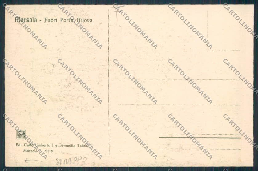 Trapani Marsala STRAPPO cartolina MV6846 – retro