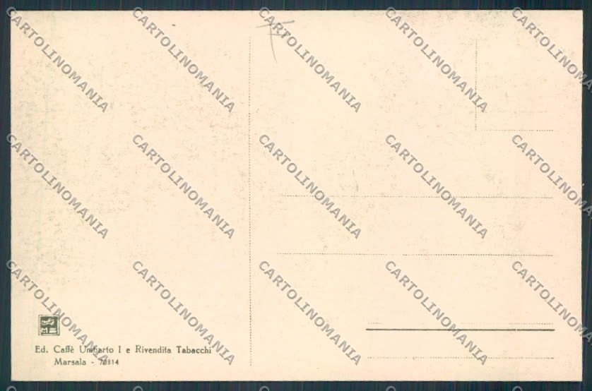 Trapani Marsala cartolina MV6847 – retro