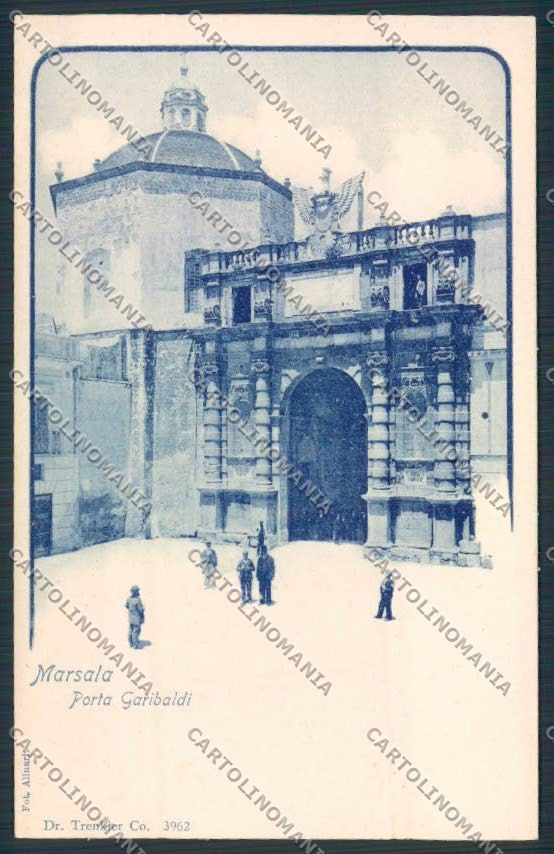 Trapani Marsala Porta Garibaldi cartolina MV6849 – fronte