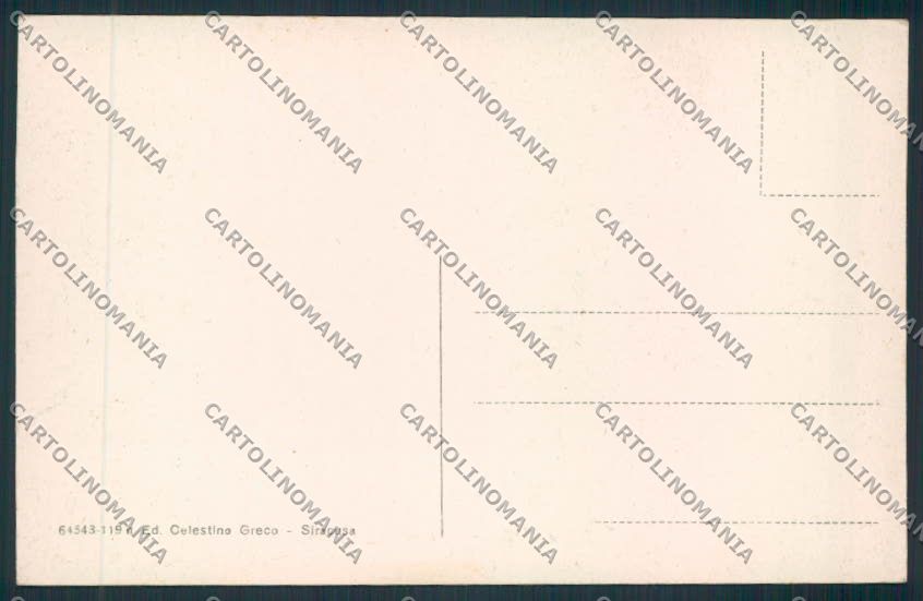 Siracusa Città cartolina MV6862 – retro