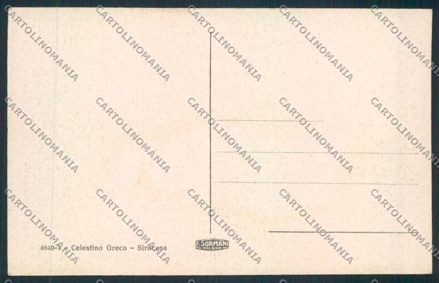 Siracusa Città cartolina MV6863 – retro