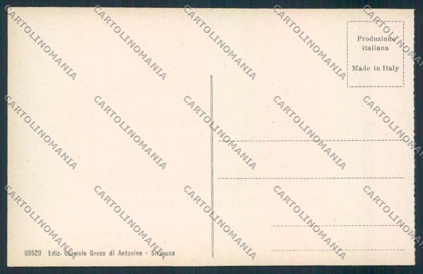 Siracusa Città cartolina MV6876 – retro