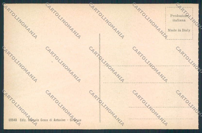 Siracusa Città cartolina MV6891 – retro