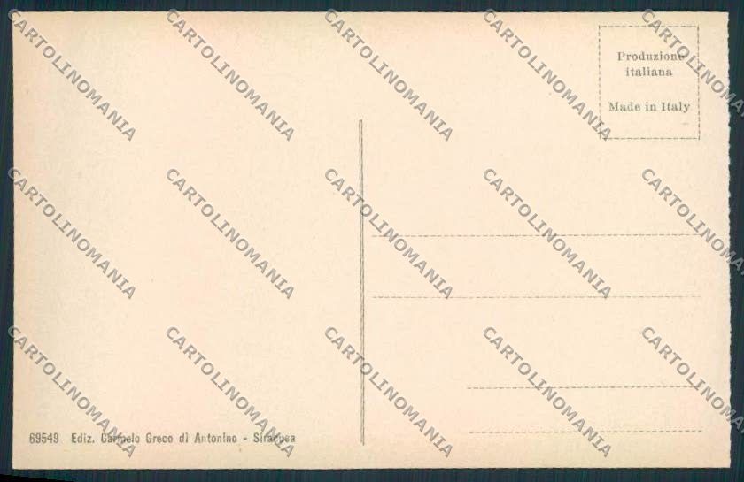 Siracusa Città cartolina MV6894 – retro