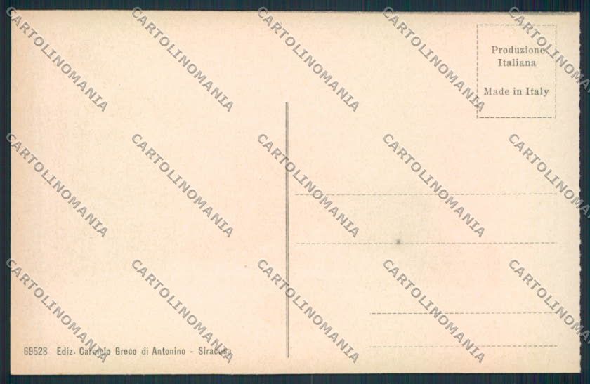 Siracusa Città cartolina MV6895 – retro