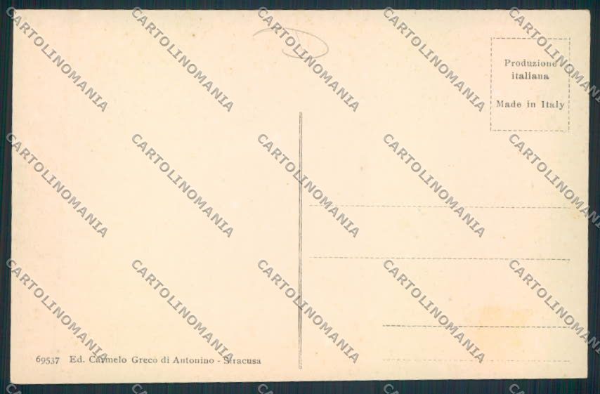 Siracusa Città cartolina MV6914 – retro