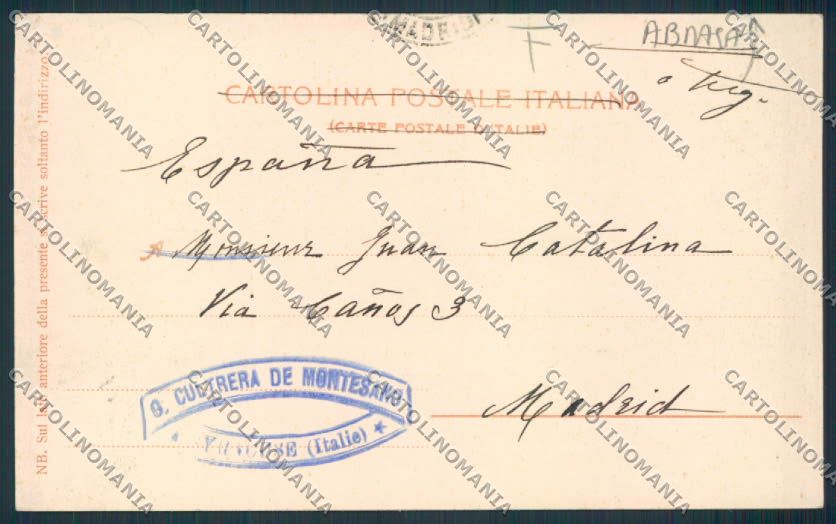 Siracusa Città ABRASA cartolina MV6931 – retro
