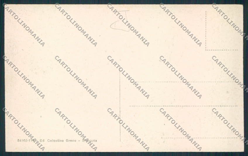 Siracusa Città cartolina MV6958 – retro