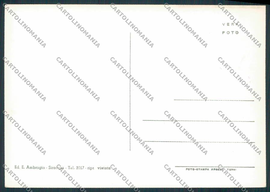 Siracusa Città Corriera Foto FG cartolina MV6969 – retro