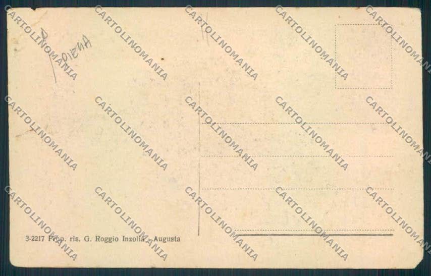 Siracusa Augusta PIEGA cartolina MV6991 – retro