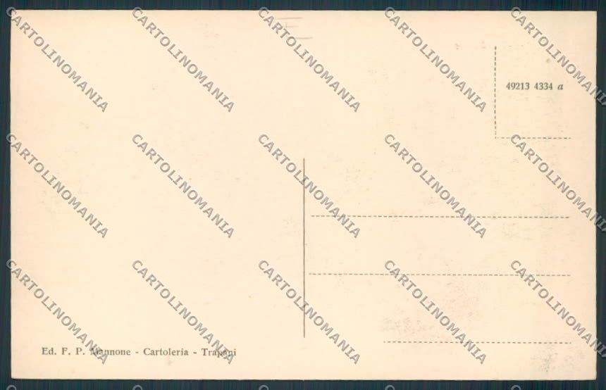 Trapani Città cartolina MV7031 – retro