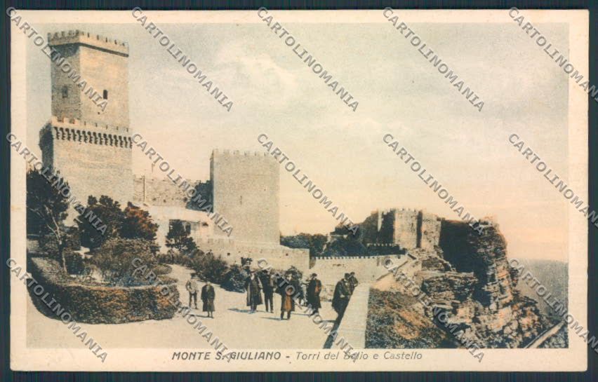 Trapani Monte San Giuliano cartolina MV7052 – fronte
