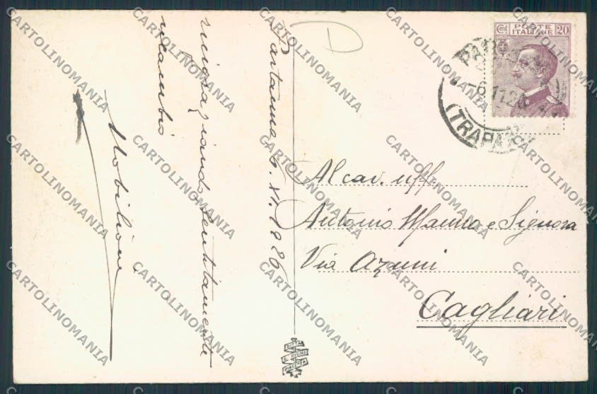 Trapani Partanna cartolina MV7053 – retro