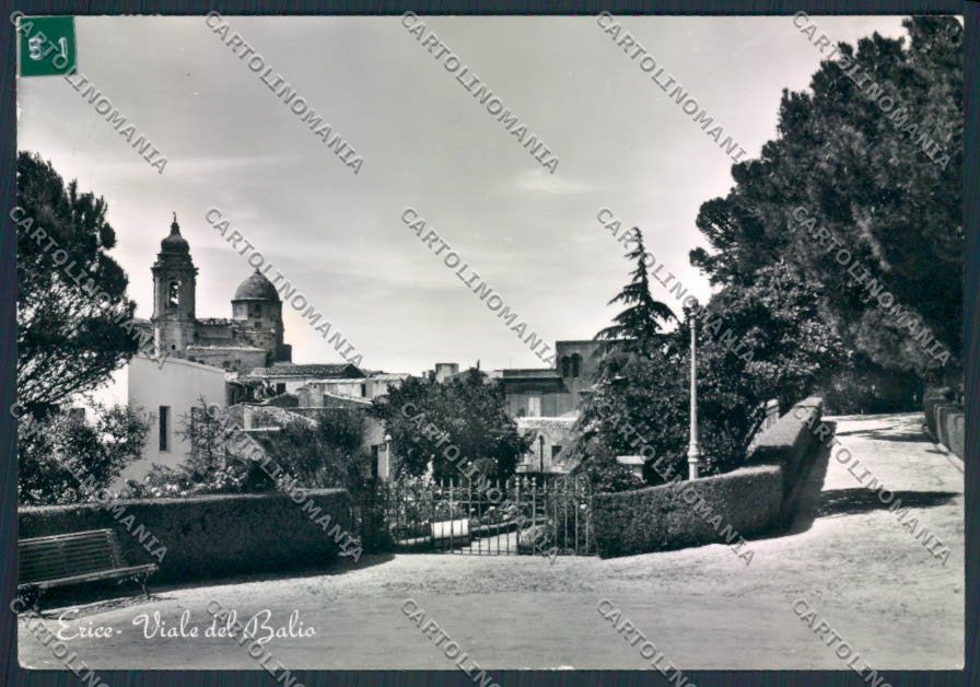 Trapani Erice ADESIVO Foto FG cartolina MV7081 – fronte