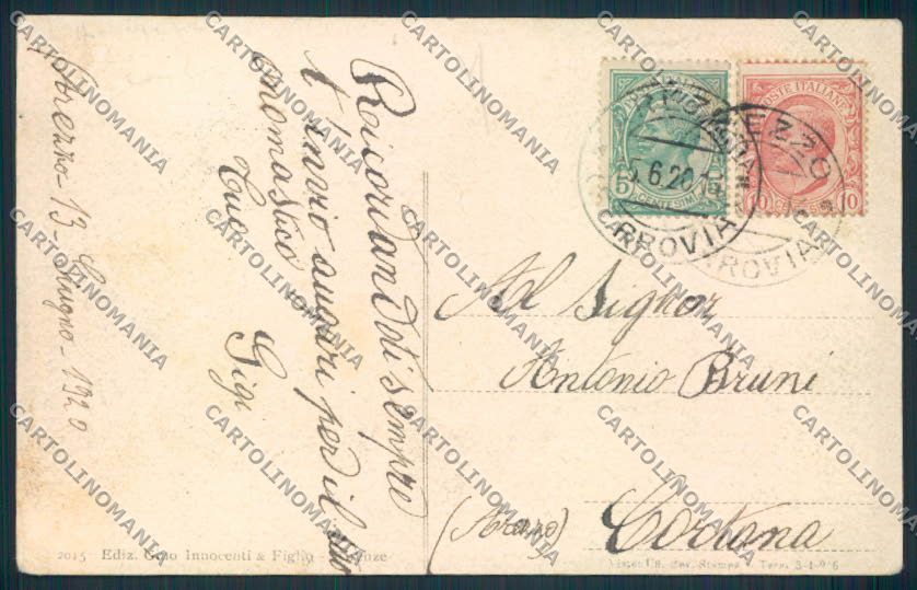 Arezzo Città cartolina MV7154 – retro