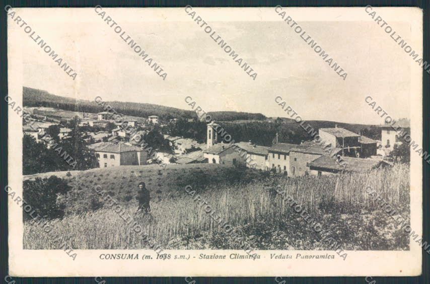 Arezzo Consuma PIEGHE ABRASA cartolina MV7176 – fronte