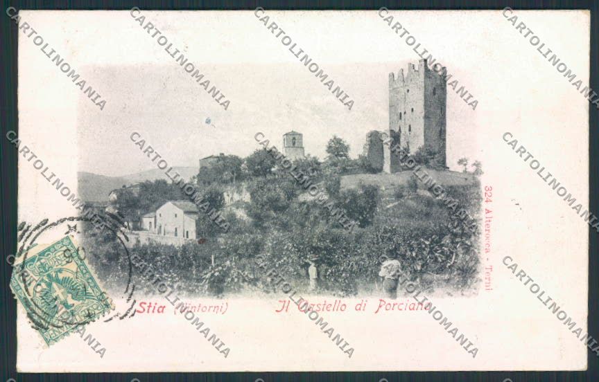 Arezzo Stia cartolina MV7188 – fronte