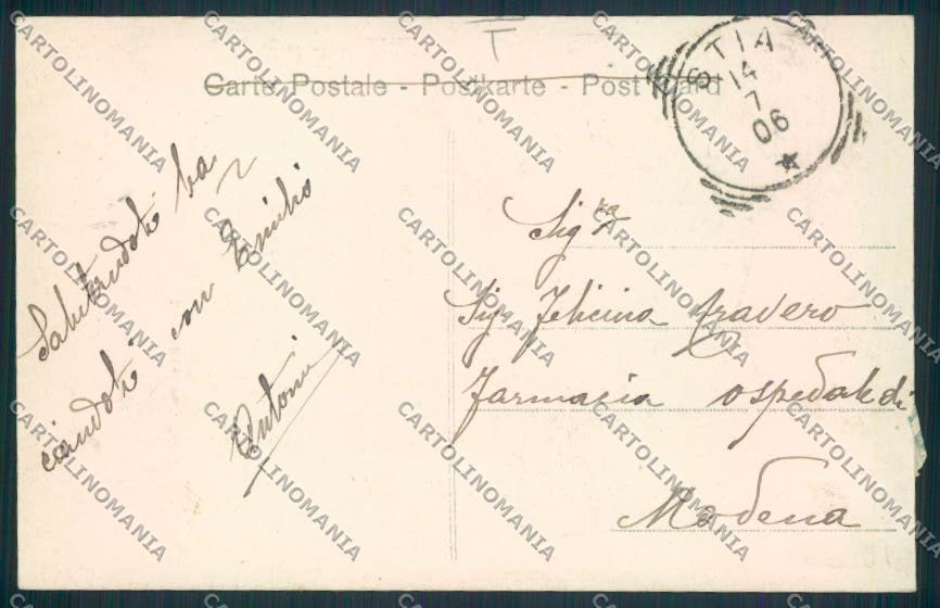 Arezzo Stia cartolina MV7188 – retro