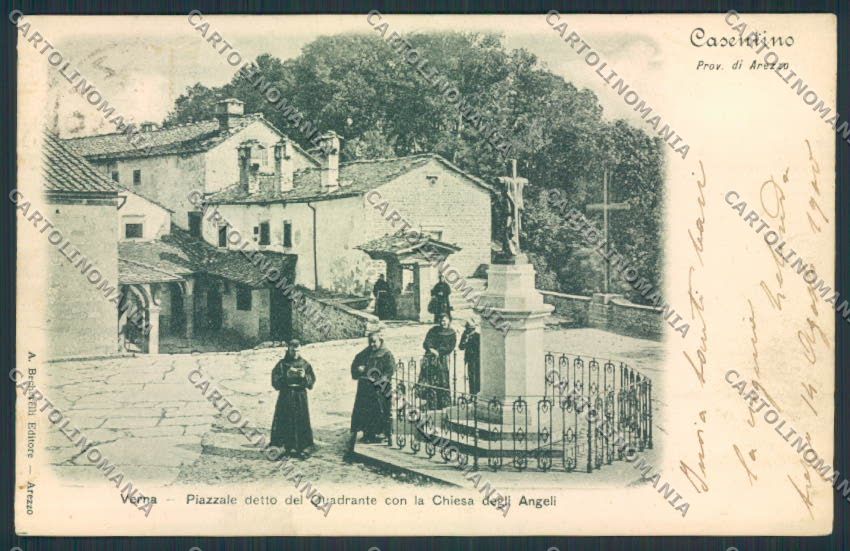 Arezzo Verna cartolina MV7196 – fronte