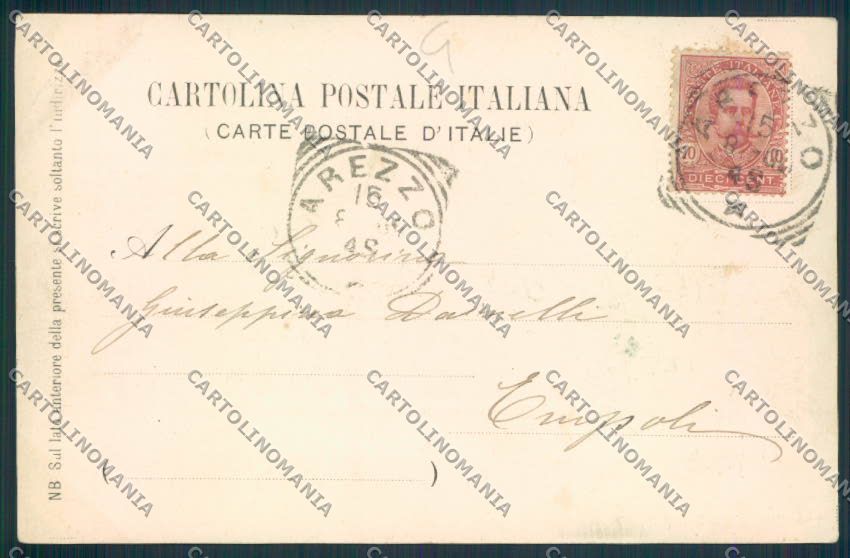 Arezzo Verna cartolina MV7196 – retro