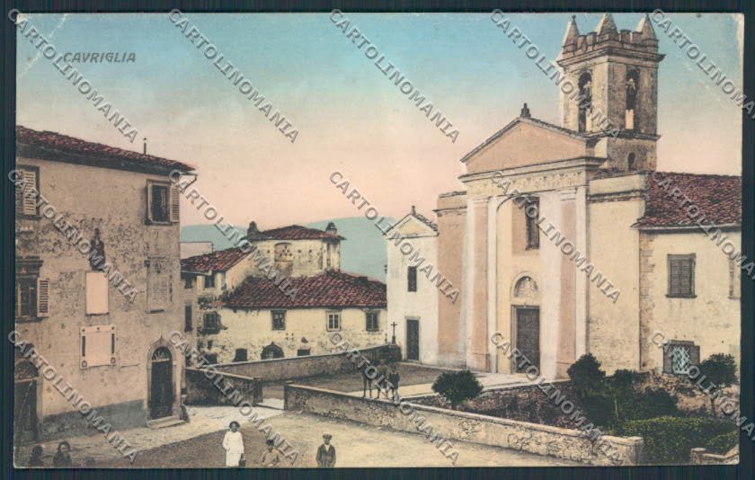 Arezzo Cavriglia PIEGHINA cartolina MV7198 – fronte