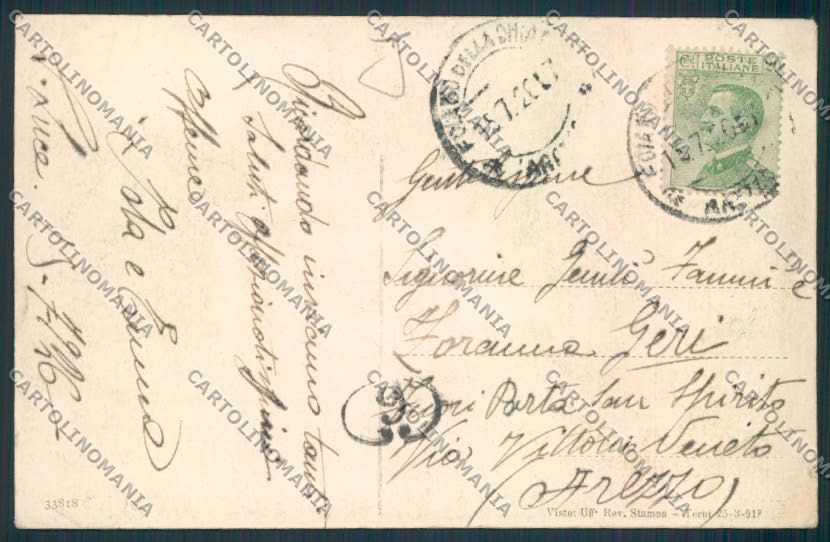 Arezzo Foiano della Chiana cartolina MV7219 – retro