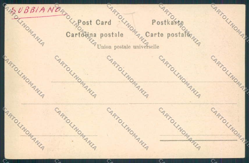 Arezzo Subbiano cartolina MV7228 – retro