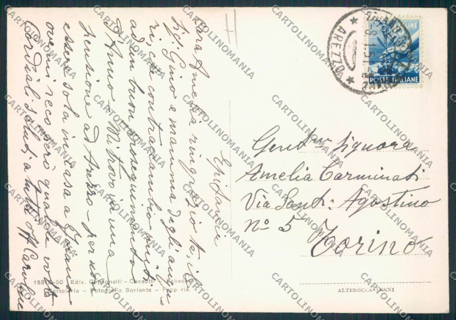 Arezzo Foiano della Chiana FG cartolina MV7267 – retro