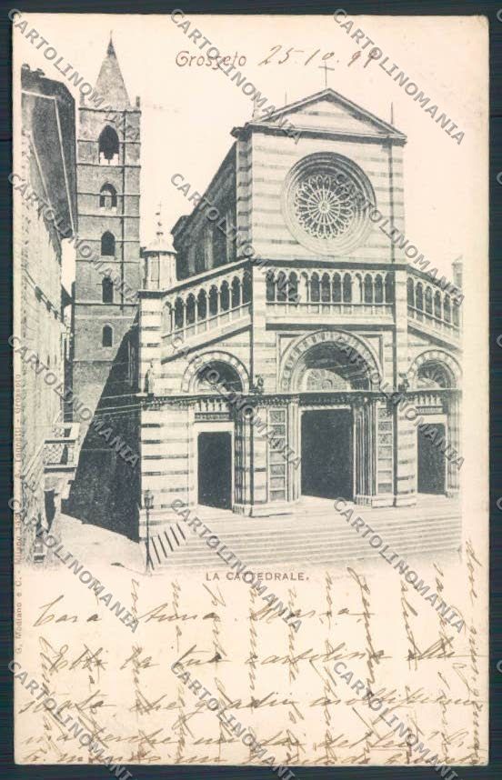 Grosseto Città PIEGA cartolina MV7290 – fronte