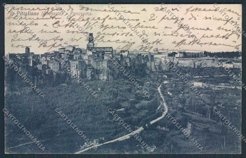 Grosseto Pitigliano cartolina MV7303 – fronte