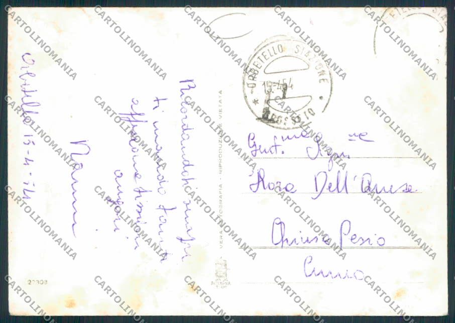 Grosseto Orbetello Foto FG cartolina MV7343 – retro