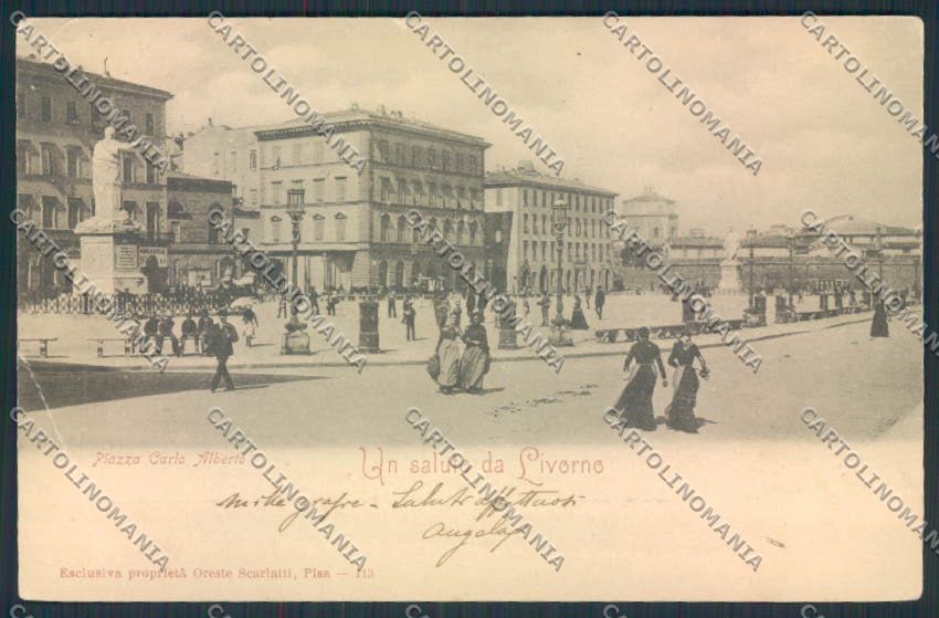 Livorno Città PIEGA cartolina MV7386 – fronte