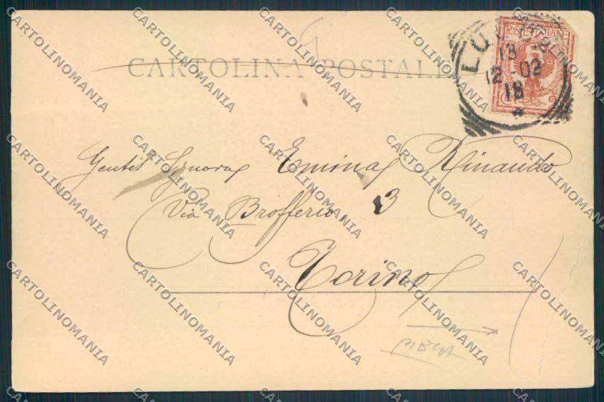 Livorno Città PIEGA cartolina MV7386 – retro